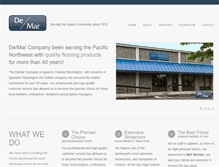 Tablet Screenshot of demarfloor.com